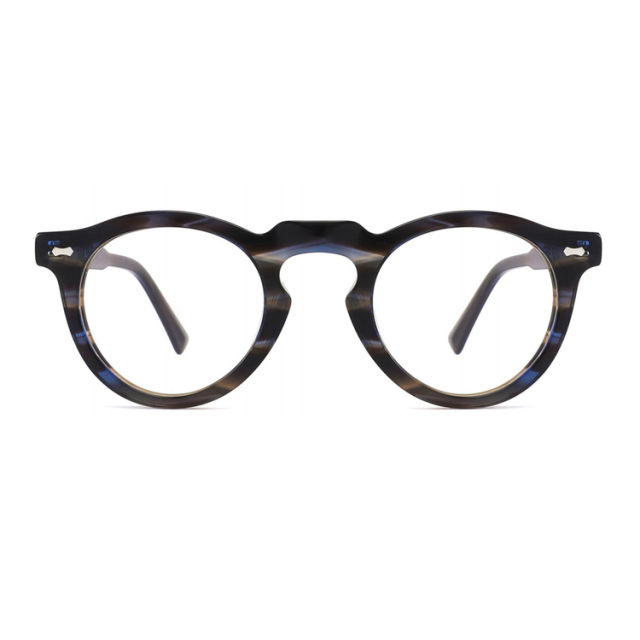 Lightweight Retro Round Acetate Optical Frame CO1128