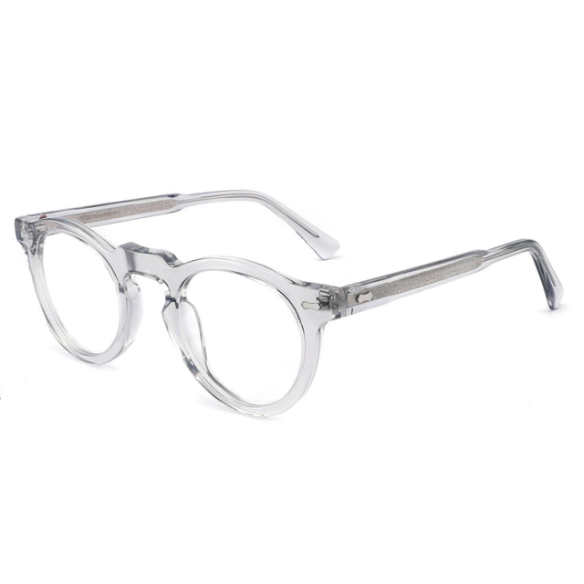 Lightweight Retro Round Acetate Optical Frame CO1128