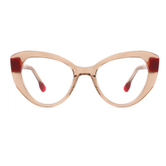 Soft Feminine Cat-Eye Acetate Optical Frame CO1125