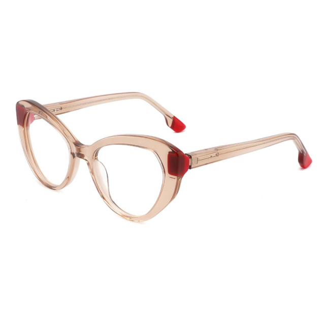 Soft Feminine Cat-Eye Acetate Optical Frame CO1125