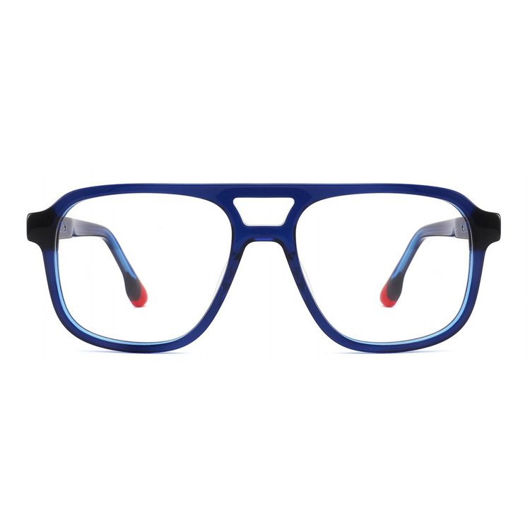 Aviator-Inspired Square Acetate Optical Frame CO1124