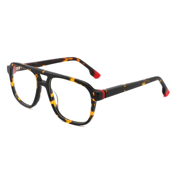 Aviator-Inspired Square Acetate Optical Frame CO1124