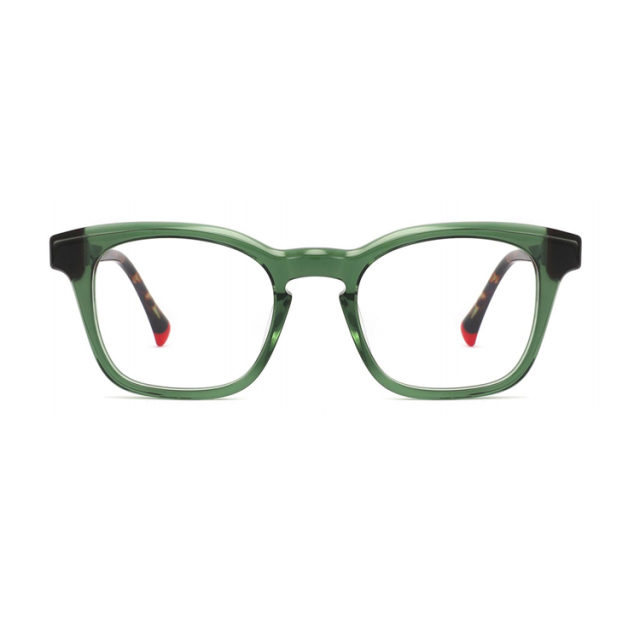 Playful Colored Square Acetate Optical Frame CO1122
