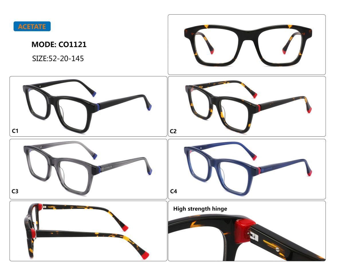 Classic Neutral Square Acetate Optical Frame CO1121
