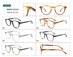 Soft Square-Round Acetate Optical Frame CO1116