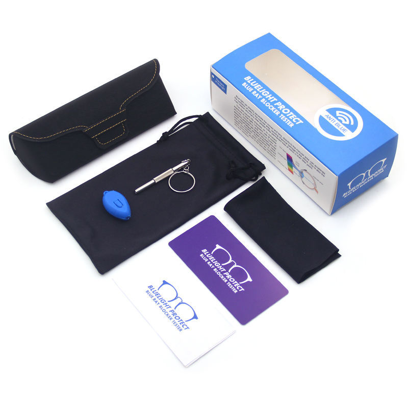 Ready To Ship Black Leather Glasses Cases High End Cheap Eyeglasses Box