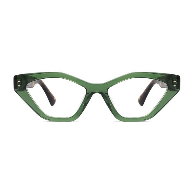 Edgy Retro Cat-Eye Acetate Optical Frame 882247