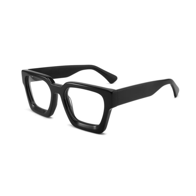 Bold Retro Thick-Square Acetate Optical Frame 882241