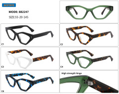 Edgy Retro Cat-Eye Acetate Optical Frame 882247