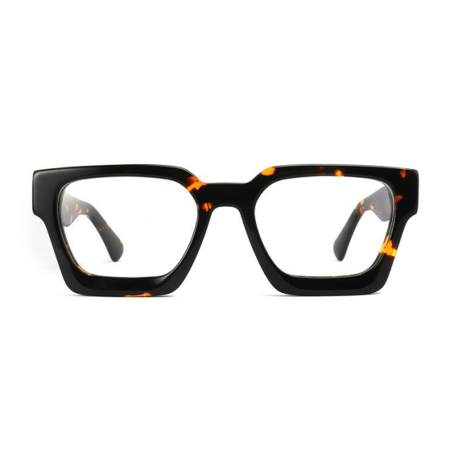 Bold Retro Thick-Square Acetate Optical Frame 882241