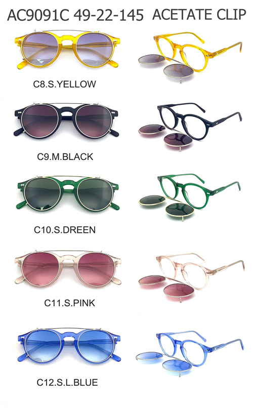 Wholesale Acetate Clip-On Sunglasses for Men & Women | AC9091C