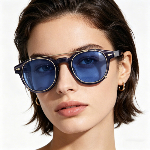 Square Acetate Clip-On Eyeglasses AC9098C | Custom & Wholesale
