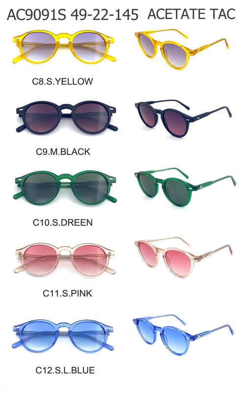 Wholesale Classic Acetate Sunglasses Customizable Eyewear | AC9091S