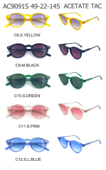 Wholesale Classic Acetate Sunglasses Customizable Eyewear | AC9091S