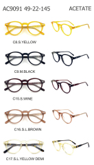 Round Acetate Eyeglasses AC9091 | Classic Custom Frames for Men & Women