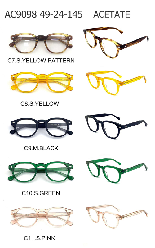 Square Acetate Optical Frame AC9098 | Custom & Wholesale Eyewear