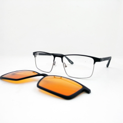 Magnetic Clip-On Anti Blue Light Glasses Set MC9002SS | 2-in-1 Prescription & Screen Protection