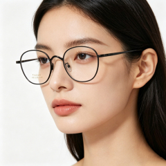 Ultralight Titanium Eyeglass Frame 58025