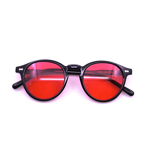 Red Acetate Anti Blue Light Glasses AC9091A | 99% Blue Light Blocking