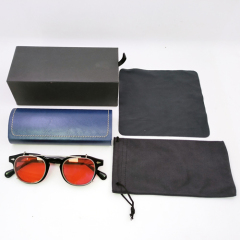 Red Clip-On Anti Blue Light Glasses Set AC9099SS | Sleep-Friendly 2-in-1 Eyewear