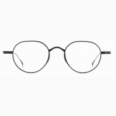 Vintage Round Titanium Eyeglass Frame 58028