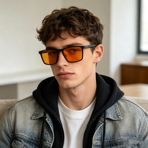 Magnetic Clip-On Anti Blue Light Glasses Set MC9002SS | 2-in-1 Prescription & Screen Protection