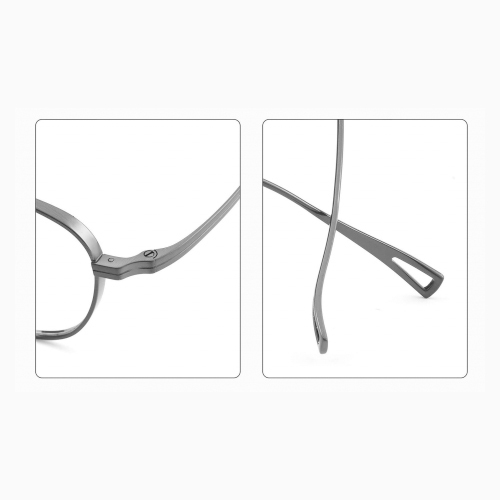 Ultralight Titanium Eyeglass Frame 58025