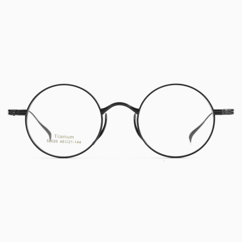 Minimalist Titanium Eyeglass Frame 58026