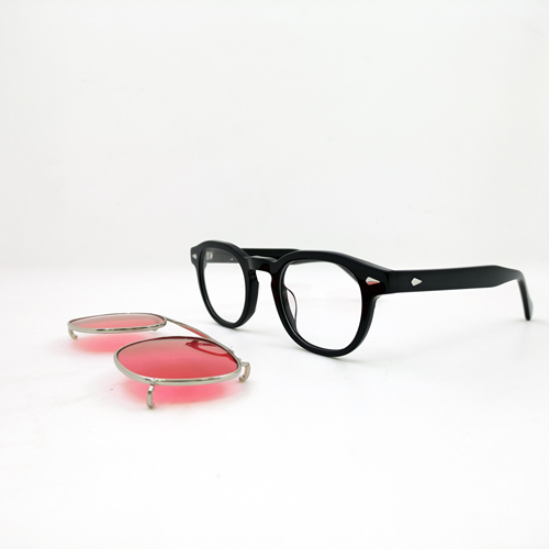 Red Clip-On Anti Blue Light Glasses Set AC9099SS | Sleep-Friendly 2-in-1 Eyewear