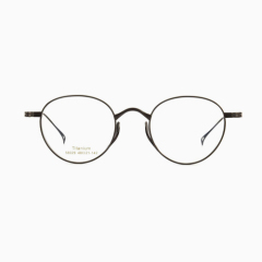 Ultra-Thin Oval Titanium Eyeglass Frame 58029