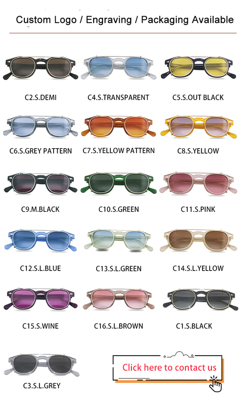 Red Clip-On Anti Blue Light Glasses Set AC9099SS | Sleep-Friendly 2-in-1 Eyewear