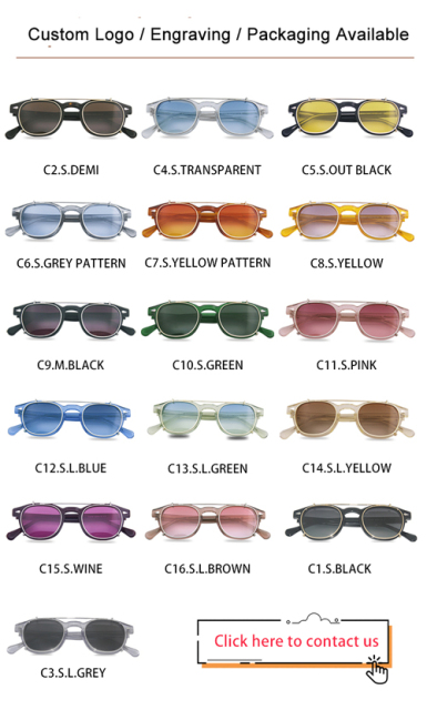 Red Clip-On Anti Blue Light Glasses Set AC9099SS | Sleep-Friendly 2-in-1 Eyewear
