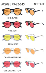 Red Acetate Anti Blue Light Glasses AC9091A | 99% Blue Light Blocking