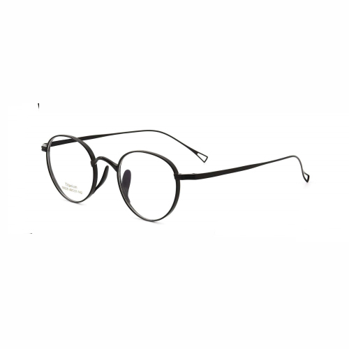 Ultra-Thin Oval Titanium Eyeglass Frame 58029