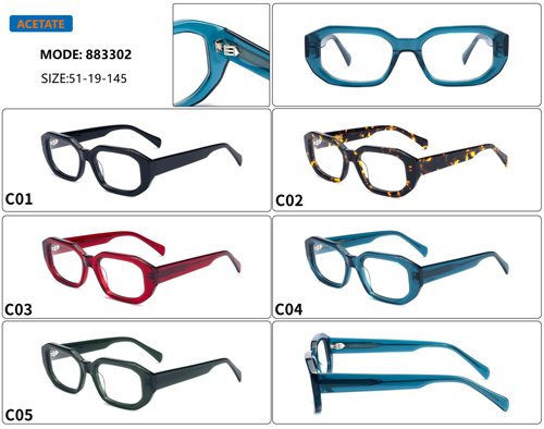 Multi-Color Classic Acetate Optical Frame 883302