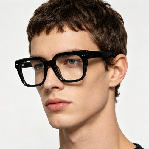 Bold Square Acetate Men's Optical Frame 882211