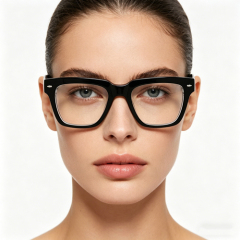 Classic Black Acetate Women's Optical Frame 882223