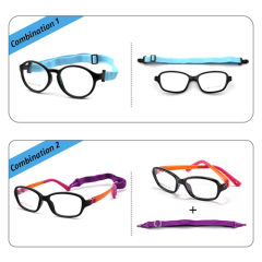Vibrant Colorful TR90 Kids Optical Frame 6608
