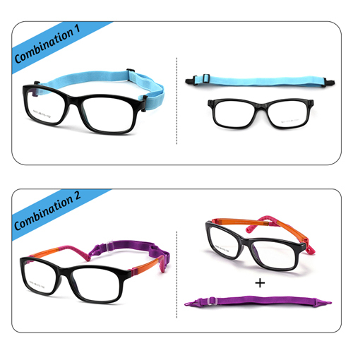 Colorful Temple TR90 Kids Optical Frame 6605