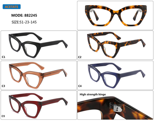 Cat Eye Tortoise Shell Acetate Optical Frame 882245