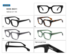 Bold Square Acetate Men's Optical Frame 882211