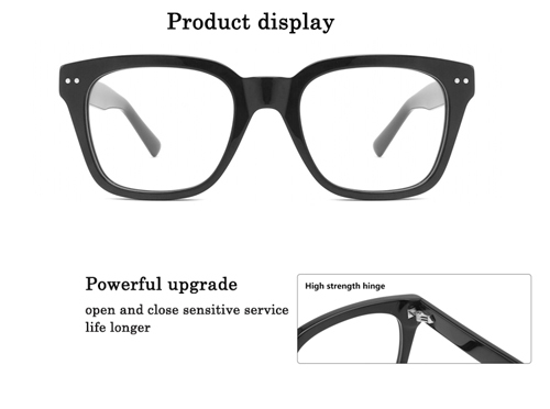 Bold Thick Square Acetate Optical Frame 882204