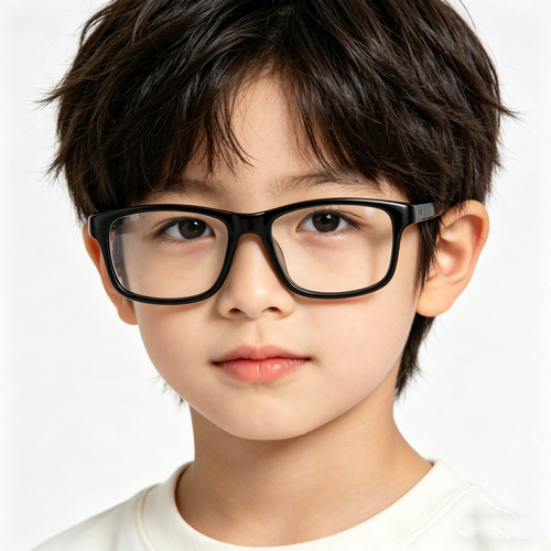 Gray & Red Two-Tone TR90 Kids Optical Frame 6607