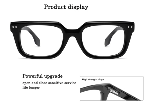 Bold Square Acetate Men's Optical Frame 882211