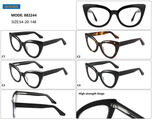 Cat Eye Acetate Women's Optical Frame 882244