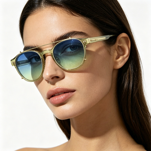Acetate Clip-on Sunglasses AC9094C
