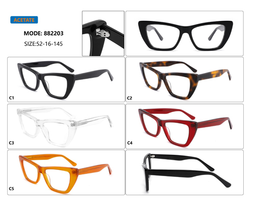 Cat Eye Acetate Women's Optical Frame 8882203