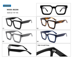 Geometric Bold Square Acetate Optical Frame 882206