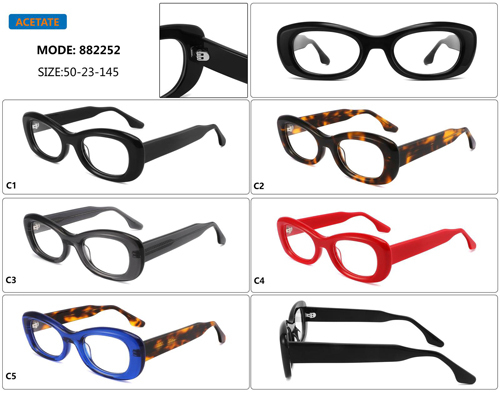 Retro Oval Acetate Optical Frame 882252
