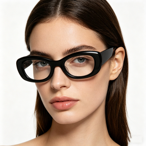 Retro Oval Acetate Optical Frame 882252